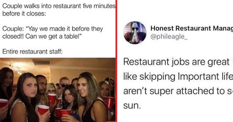 Restaurant Worker Memes