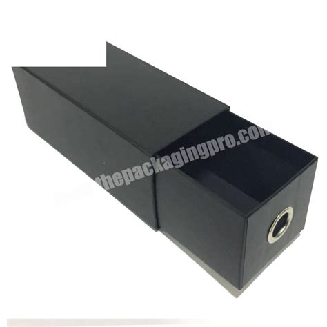 Wholesale Customized Spot Drawer Type Sunglasses Paper Box Black Myopia