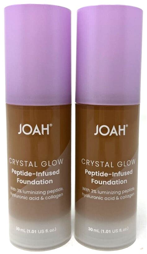 Joah Crystal Glow Peptide Infused Foundation Medium Coverage Pdw010 For