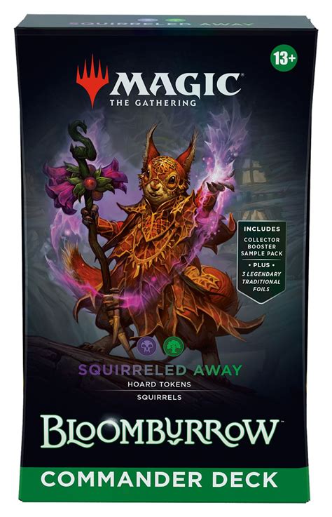 Mtg Bloomburrow Squirreled Away Commander Deck Krit Ro