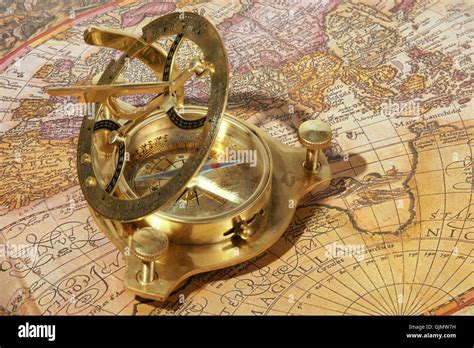 Maritime Compass Stock Photo 114784869 Alamy