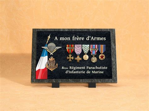 Plaques funéraires personnalisées anciens combattants Sérigraphie