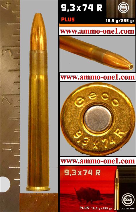 9 3x74Rmm By GECO 255 Grain JHP One Cartridge Not A Box Ammo One1