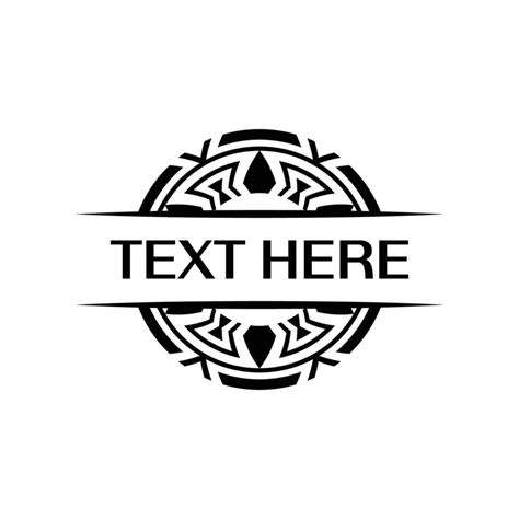 modern circle emblem badge template  layered lines  vector