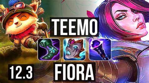 Teemo Vs Fiora Top 4 7m Mastery Rank 5 Teemo 8 Solo Kills 700