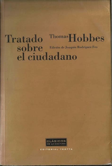 Pdf Tratado Sobre El Ciudadano Thomas Hobbes Dokumen Tips