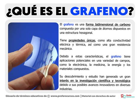 Qu Es El Grafeno Definici N De Grafeno