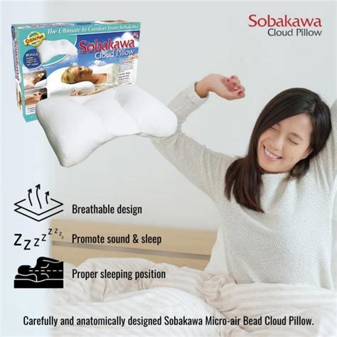 Microbead Pillow Cloud Comfort Cervical Support