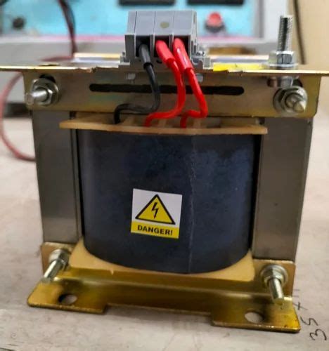 1 KVA 0 02 KVA Control Transformer For Industrial 1 Phase At Rs 3250