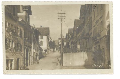 Uznach Sg Dorfstrasse Bauschlosserei Egli Echt Foto Kaufen