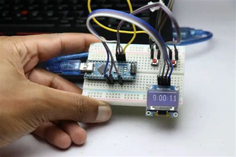 Make Arduino OLED Clock without RTC - Letsmakeprojects