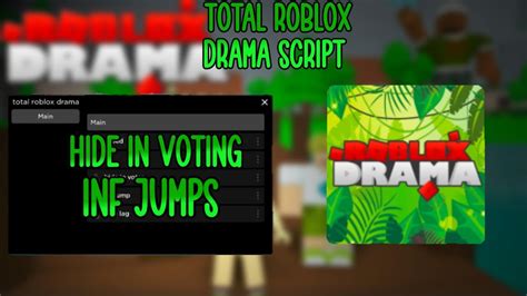 Total Roblox Drama Script Infinite Jump Hide In Votes Etc Roblox Nixscripts Youtube