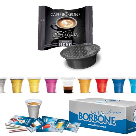 100 Capsule Borbone Don Carlo Miscela Nera Lavazza A Modo Mio Con