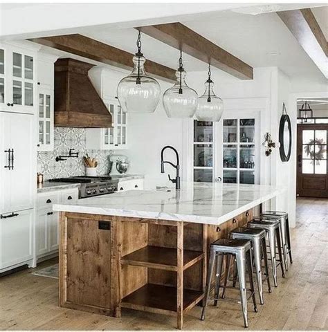 49 Pretty Farmhouse Kitchen Makeover Design Ideas On A Budget Besthomish