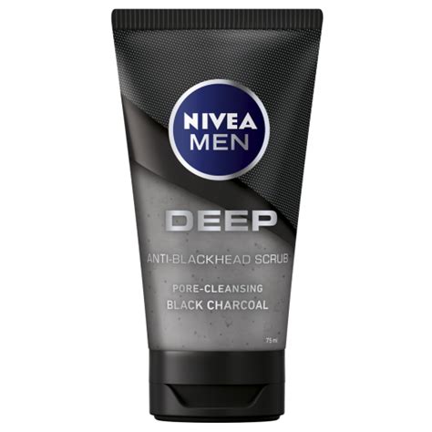 Buy Nivea Men Deep Anti Blackheads Scrub 75 Ml توصيل