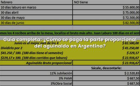 Guía Completa ¿cómo Se Paga La Parte Proporcional Del Aguinaldo En