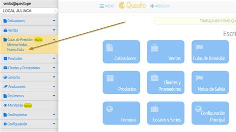 ¿cÓmo Emitir Una GuÍa De RemisiÓn Remitente Quesito Web Quesito