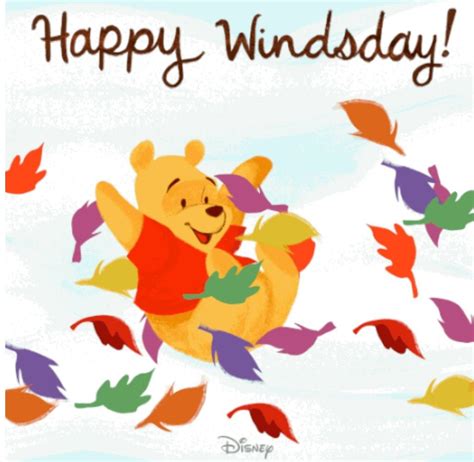 Pooh Bear Happy Windsday Winnie The Pooh Quotes Whinnie The Pooh