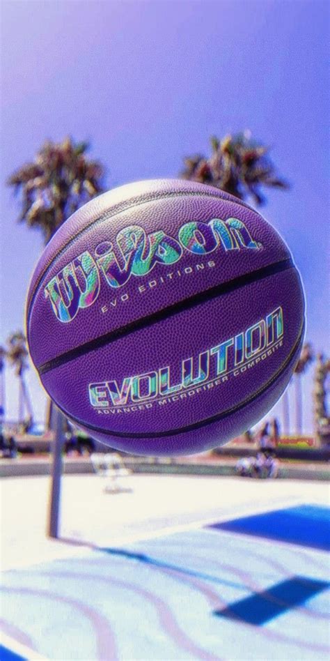 Purple Aesthetic Basketball Wallpaper Girly Basketball Basketball