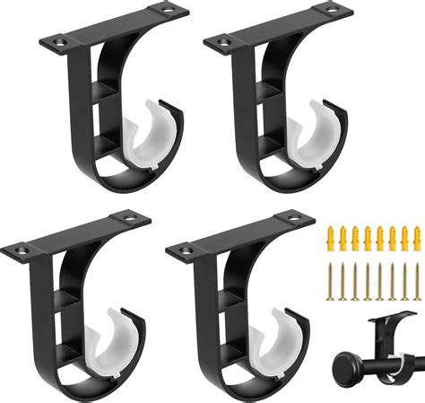 Amazon Pack Ceiling Curtain Rod Bracket Heavy Duty Ceiling Rod