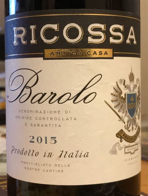 Ricossa Barolo Italy Piedmont Langhe Barolo Cellartracker