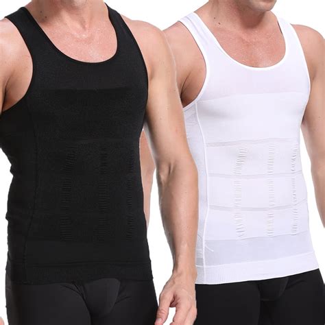 Aptoco Pcs Compression Shirts For Men Gynecomastia Tank Tops Body