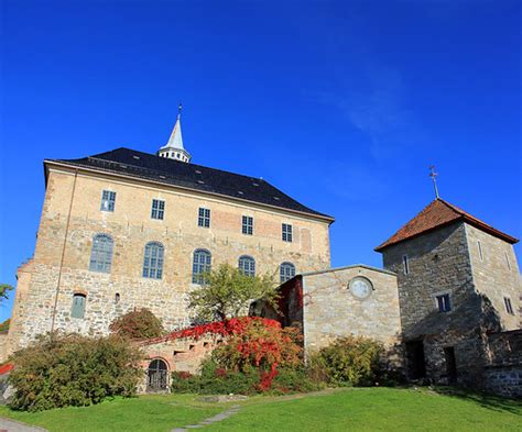 Akershus Fortress in Autumn, Oslo, Norway