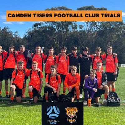 Camden Tigers Football Club Trials Australia US Health Supplements