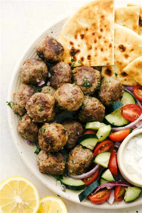 Greek Meatballs Recipe Keftedes The Recipe Critic