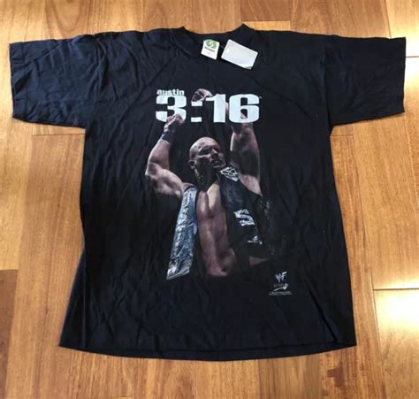 Bnwt Vintage Wwf Wwe Stone Cold Steve Austin T Shirt Rare