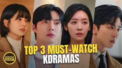 Top 3 Must Watch KDramas That TOPPED THE CHARTS YouTube