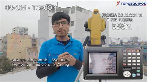 Estaci N Total Topcon Os Alcance Sin Prisma Youtube