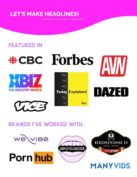 Gwen Adora Media Kit • Gwen Adora