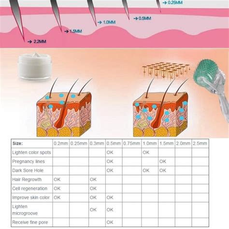 Derma Needling Micro Needle Roller for Wrinkles Acne Scars Anti-aging ...