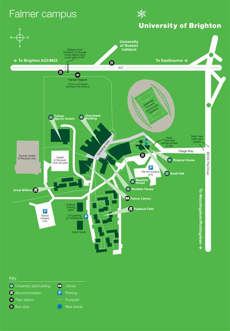 Brighton University Campus Map