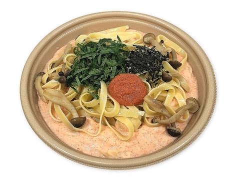 【中評価】セブン イレブン 明太子ときのこのクリームパスタの感想・クチコミ・カロリー・値段・価格情報【もぐナビ】