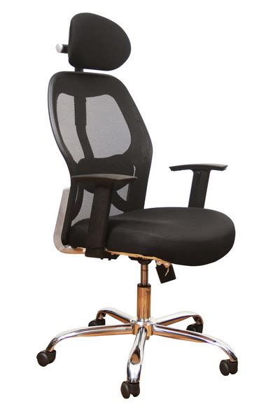 Black Executive Chair Matrix High Back Chair Foldable No Rotatable