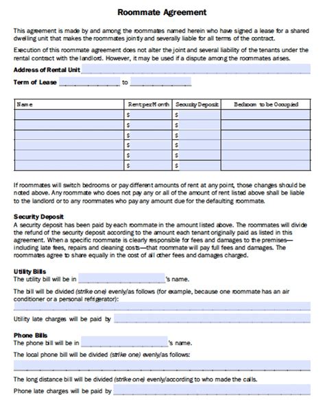 New York Sublease Agreement Template Free