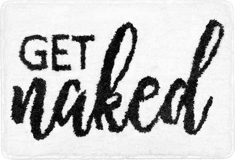 Amazon Homantic Get Naked Bathroom Rugs Funny Bath Mats For Bathroom Non Slip Cute Carpet