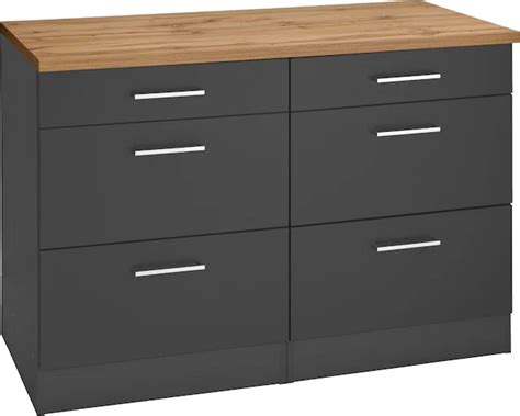 Black Friday KOCHSTATION Unterschrank KS Kehl Breite 120 Cm BAUR