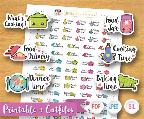 Cooking Stickers Pot Stickers Food Delivery Stickers Dinner | Etsy