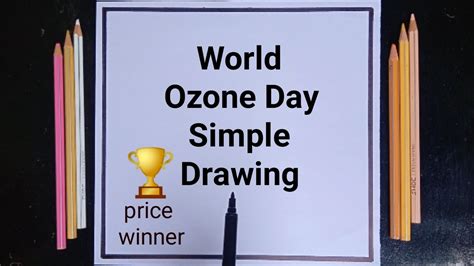 World Ozone Day Drawing Ozone Layer Drawing Save Ozone Layer