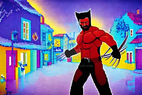 The Wolverine Pixel Art By Markdeuce On Deviantart