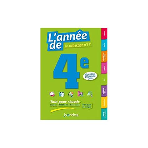 L Année de 4e Tout pour réussir