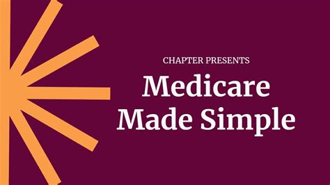 Medicare Made Simple With Chapter Youtube