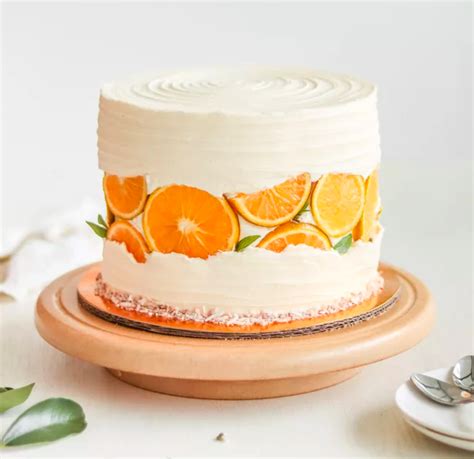 Orange Decorated Cake