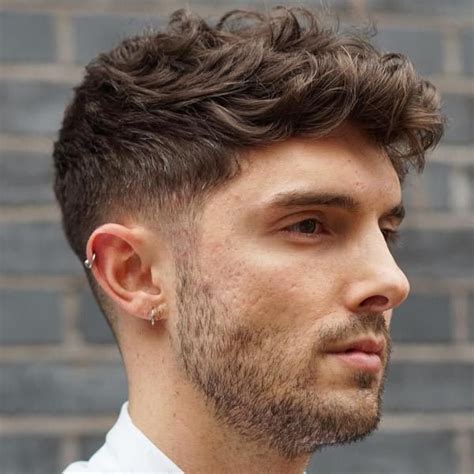 Men Haircut Curly Hair Wavy Hair Men Haircuts For Wavy Hair Short