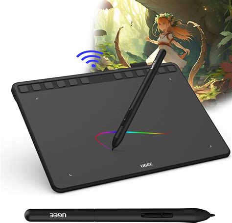 Ugee S1060w 10x627 Inch Bluetooth Drawing Tablet With 12