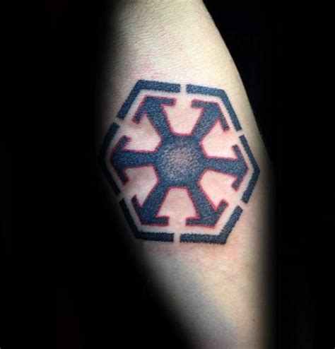 20 Sith Symbol Tattoo Designs For Men - Star Wars Ink Ideas