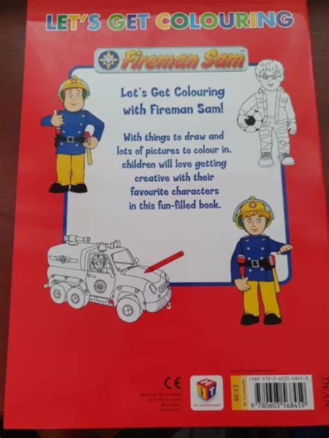 Fireman Sam Let S Get Colouring Red Alert Fireman Sam Colouring Book